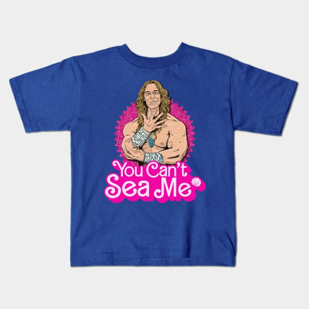 Mermaid Ken - You Can't Sea Me Kids T-Shirt by deancoledesign